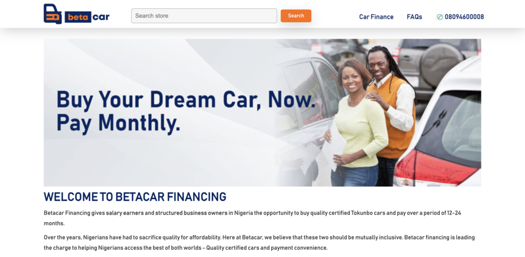 Betacar financing