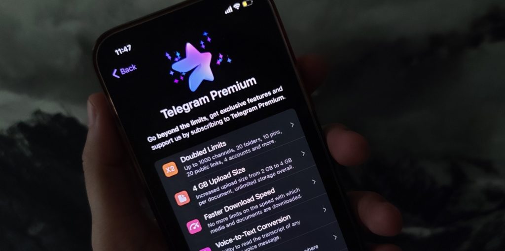 Telegram premium