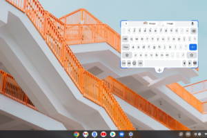 Chromebook on-screen keyboard