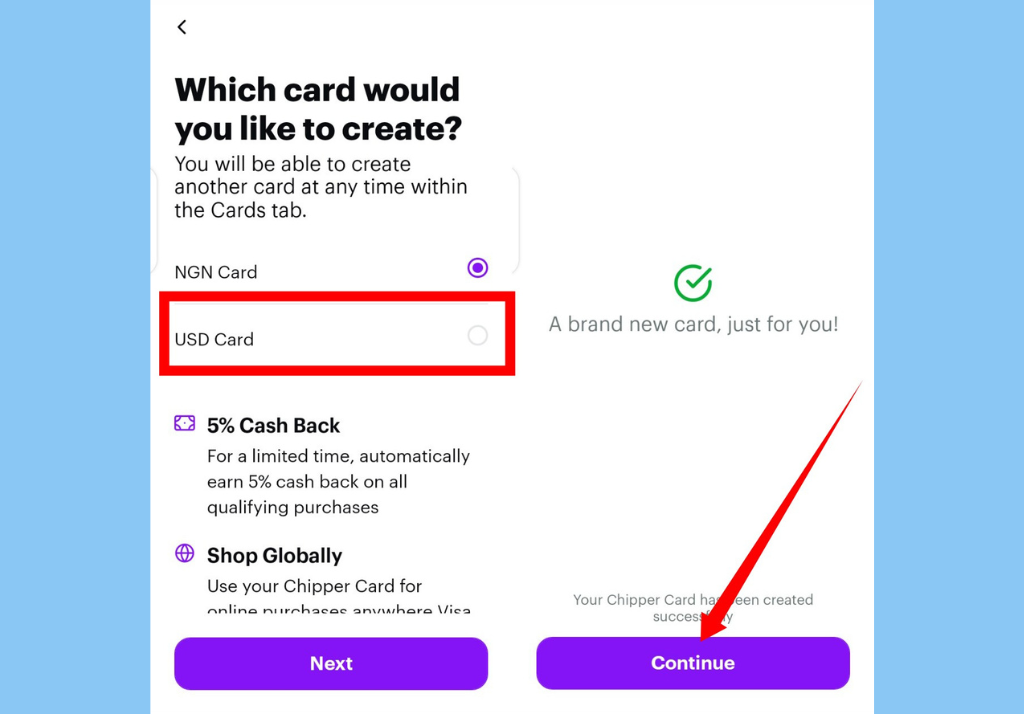 Chipper Virtual USD Card