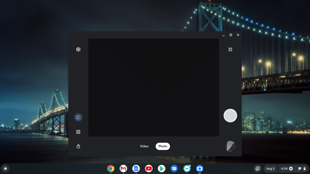 Chromebook Camera App