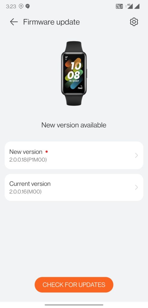 How to Update Firmware on Huawei Band 7 - 16