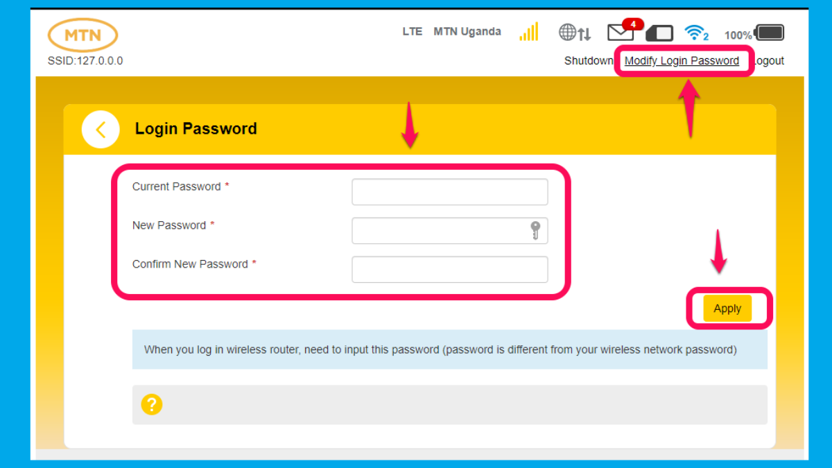 MTN Pocket MiFi How To Use The Device Manager ZTech