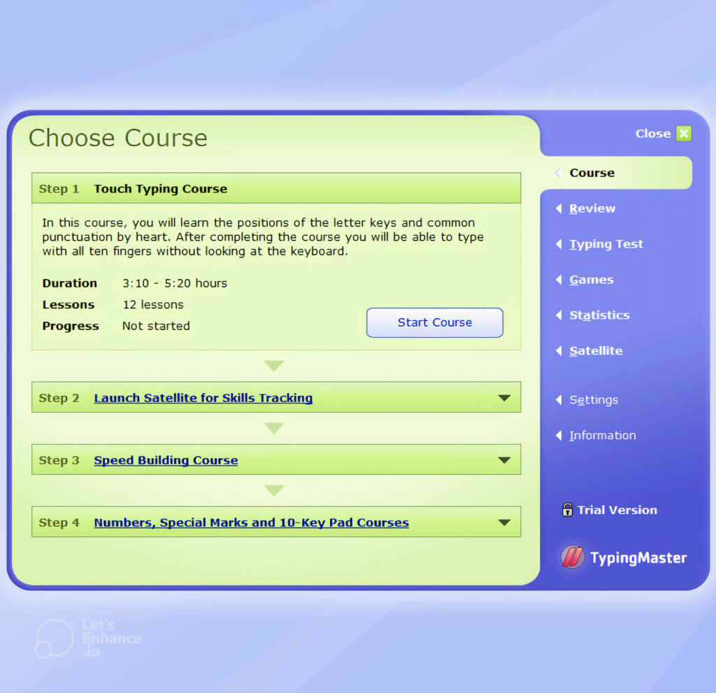 TypingMaster Courses