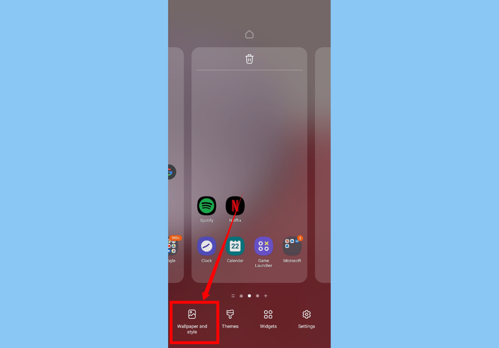 Customize Home Screen Samsung