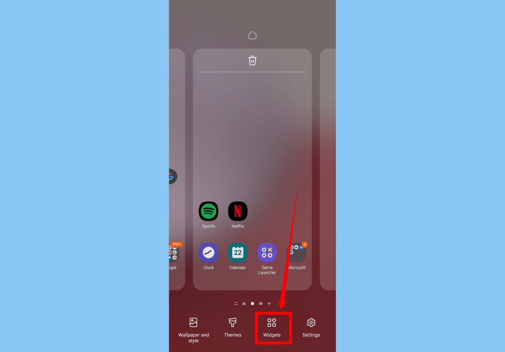 Customize Home Screen Samsung