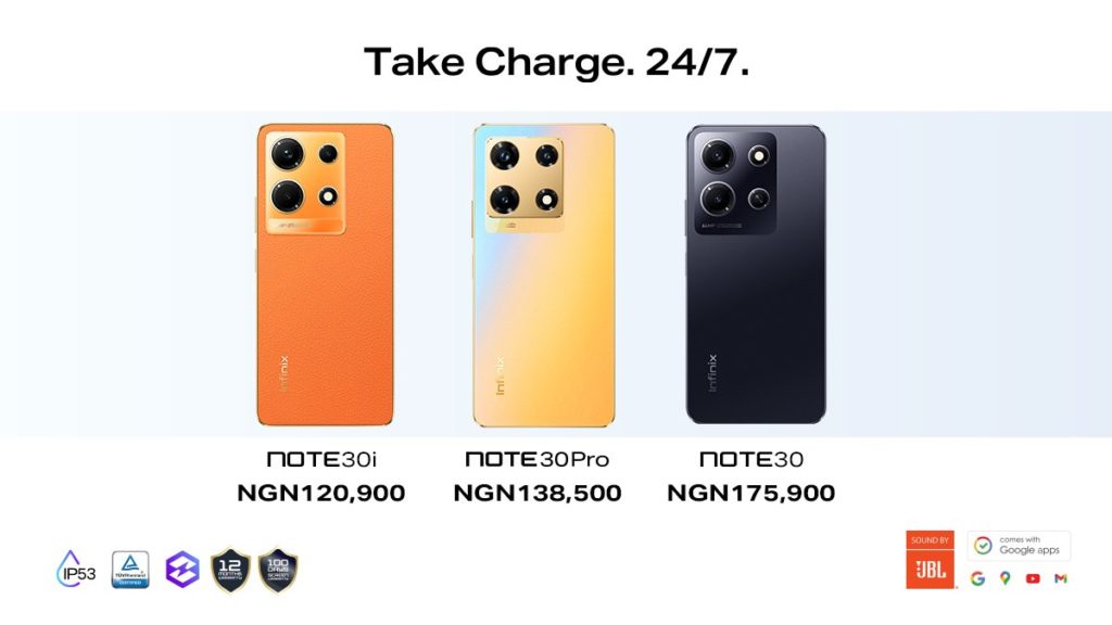 Infinix NOTE30 Nigeria