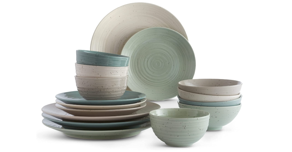 Sango Siterra 16-Piece Stoneware Housewarming Dinnerware Set
