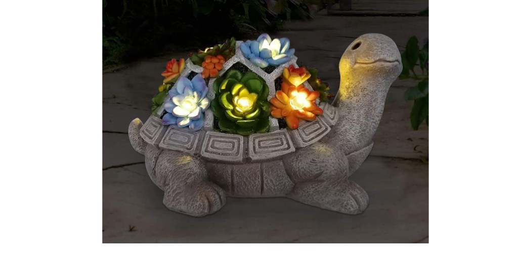 Nacome Solar Garden Turtle housewarming gift idea