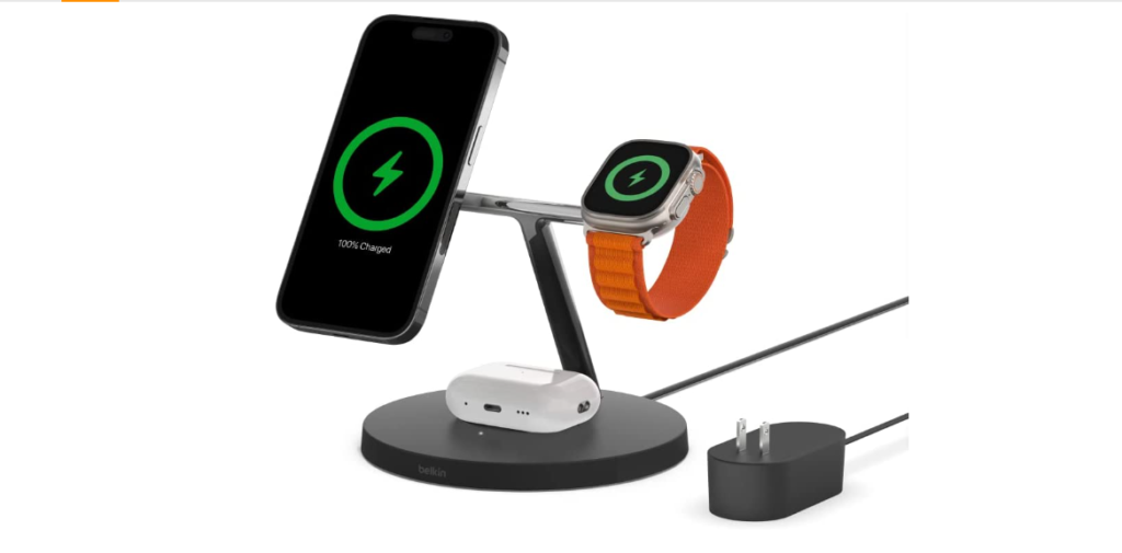 Belkin MagSafe 3-in-1 Wireless Charging Stand