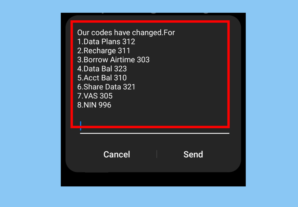 MTN USSD Codes