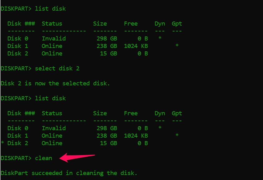 command prompt diskpart assign drive letter